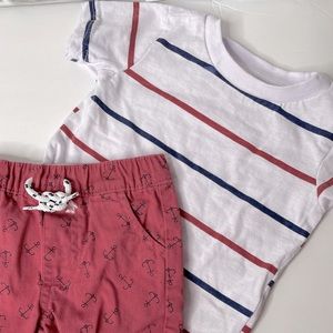 Free Planet Baby Short Set 12M